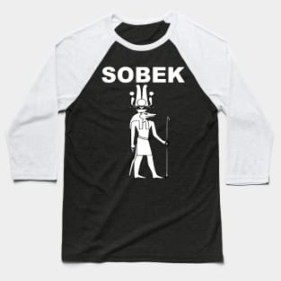 Sobek Ancient Egyptian God Baseball T-Shirt